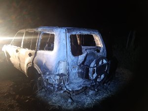 Carro de empresário de Major Izidoro assassinado é achado carbonizado