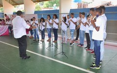 Orquestra de Flauta Ilda Souza Cunha fez uma apresentação no evento