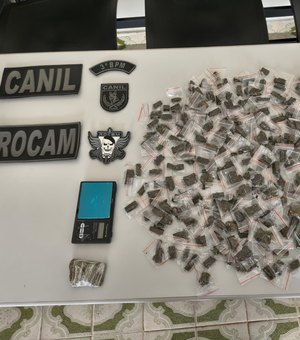 Ponto de tráfico é desarticulado em Arapiraca e quatro são levadas à delegacia