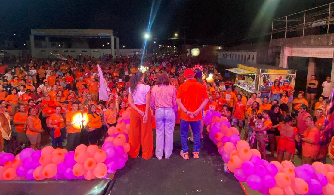 Mayara de Carro Véio faz grande ato político em Jacuípe