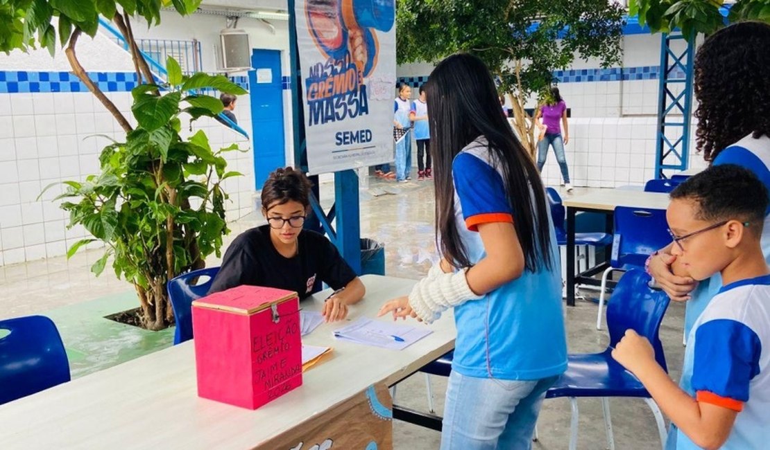Eleições de Grêmios Estudantis fortalece protagonismo de alunos em escolas de Maceió