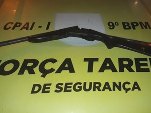 Homem é preso por porte ilegal de arma de fogo em Delmiro Gouveia