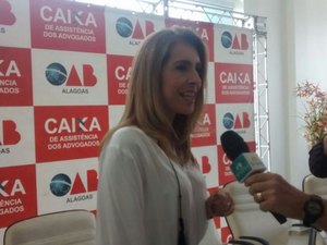 55% dos advogados de AL estão inadimplentes junto à OAB/AL, diz Fernanda Marinela