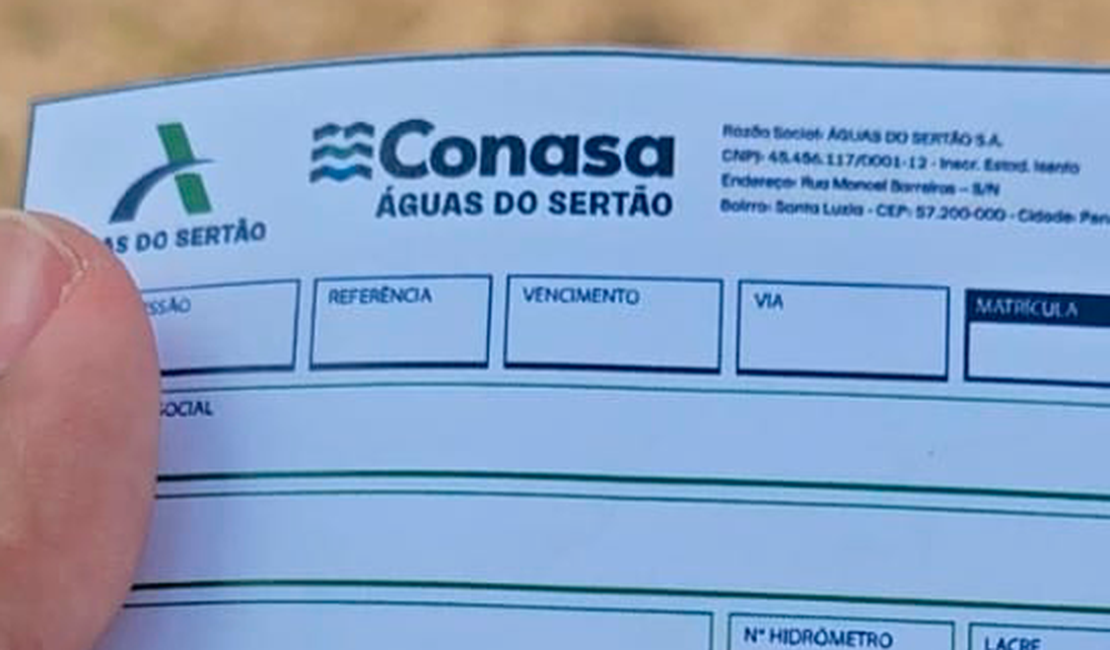Conta de água e saneamento ficará mais cara em setembro para 34 cidades do Agreste e Sertão