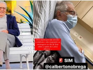 Carlos Alberto de Nóbrega é internado após testar positivo para Covid-19: 'Ele está bem'