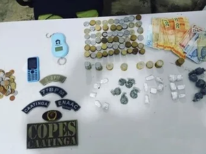 Mulher é presa por tráfico de drogas durante rondas no Sertão de Alagoas