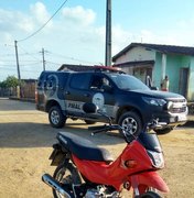 PM recupera motocicleta em Capela, minutos após ter sido roubada