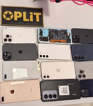 Casal é preso com 16 celulares após rastreamento de aparelho furtado