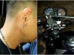 Entregador é agredido e tem moto depredada por morador de prédio após buzinar à noite em BH