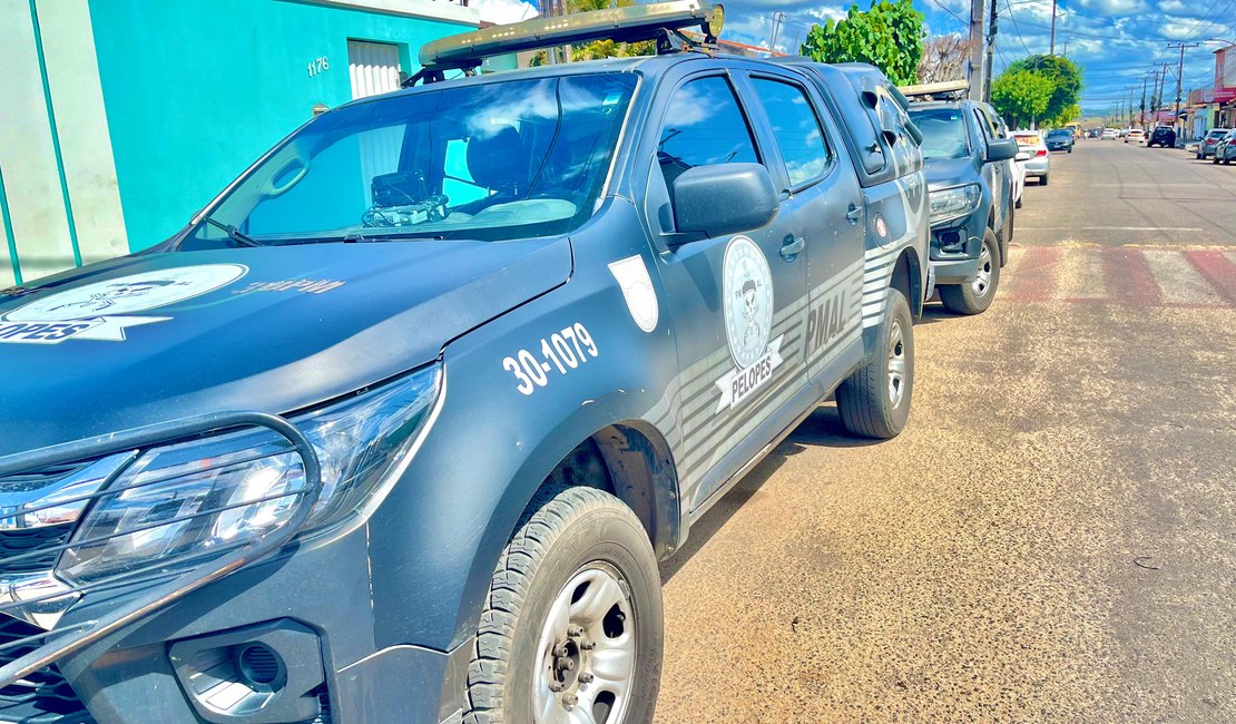 Pelopes do 3º Batalhão prende suspeito de homicídio ocorrido no Centro de Arapiraca