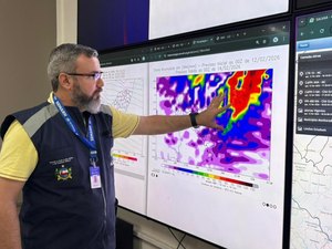 Alagoas entra em estado de atenção devido à previsão de chuvas e ventos até sexta