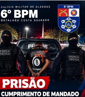 Foragido da Justiça por homicídio é preso pela polícia em Japaratinga