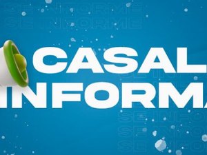 Casal trabalha em manutenção de adutora rompida na Bacia Leiteira