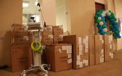 Respiradores doados ao Hospital regional em Arapiraca