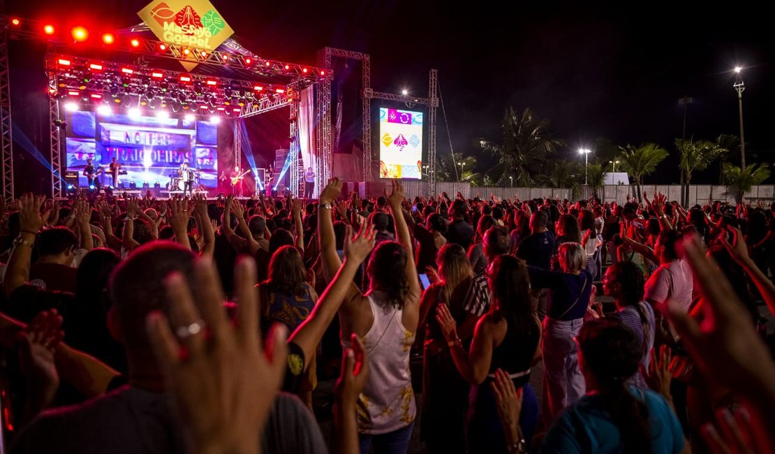 Primeira noite do Massayó Gospel atrai mais de 10 mil pessoas