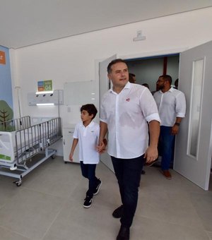 Governador inaugura o Hospital da Criança, 6º construído e entregue à população em menos de três anos