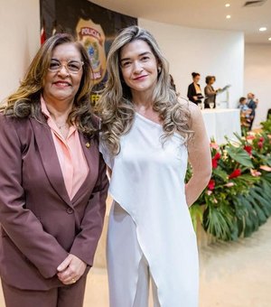 Senadora Eudócia destaca valorização feminina na posse da nova superintendente da PF em Alagoas