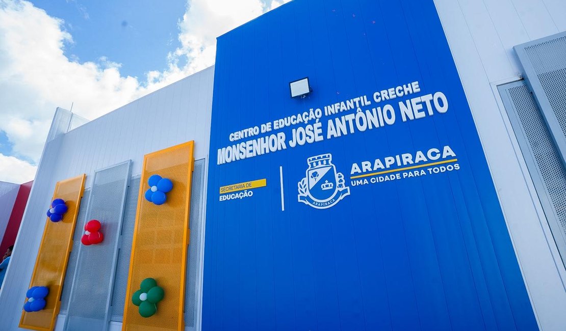 Nova creche de Arapiraca transforma realidade do bairro Padre Antônio Lima