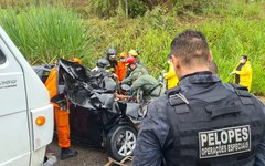 Colisão entre caminhão e carro deixa homem morto em Porto Calvo
