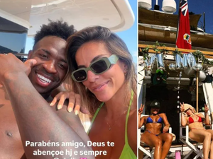 Virginia Fonseca comemora aniversário de Vini Jr