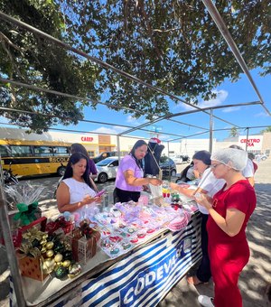 Pestalozzi de Arapiraca incentiva o empreendedorismo feminino com feira no centro da cidade