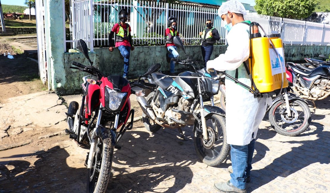 São José da Laje: SMS testa motoristas dos transportes intermunicipais e higieniza veículos