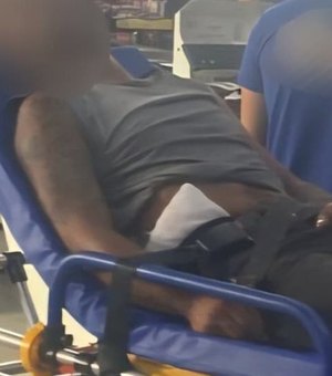 Preso suspeito de esfaquear homem que pediu socorro em supermercado de Arapiraca