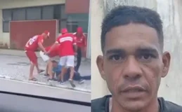 Vídeo de torcedores do CRB agredindo homem viraliza e gari acusado se defende