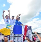 Adesivaço reúne lideranças políticas em Major Izidoro em apoio a Renan Filho