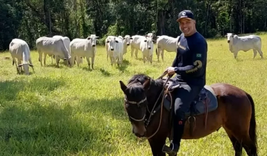Longe da TV, Maurício Mattar cria cavalos em haras familiar