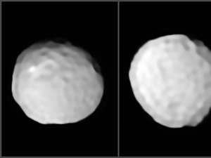 Divulgadas imagens inéditas do “asteroide bola de golfe”