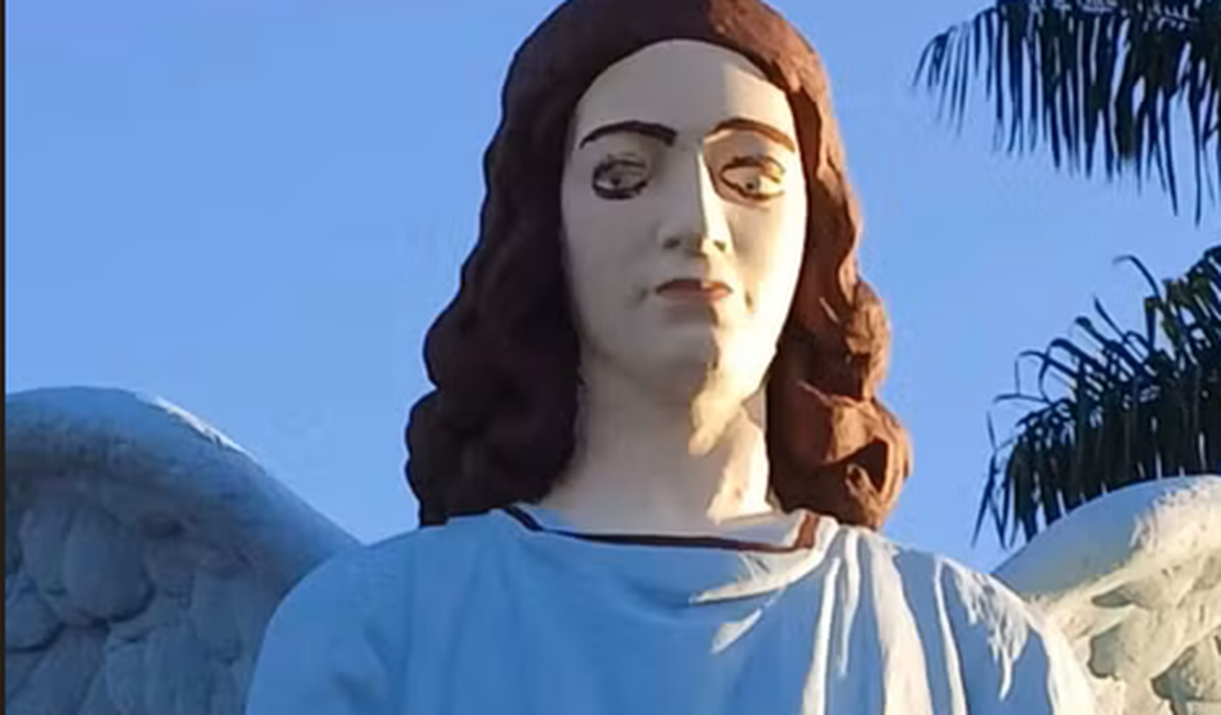 Restauração de estátuas sacras 'desfigura' imagens e vira piada em MG: 'Pintaram o olho de Jesus torto'