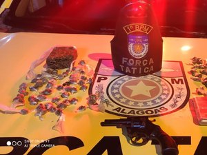 Polícia apreende 315 gramas de maconha no Trapiche da Barra
