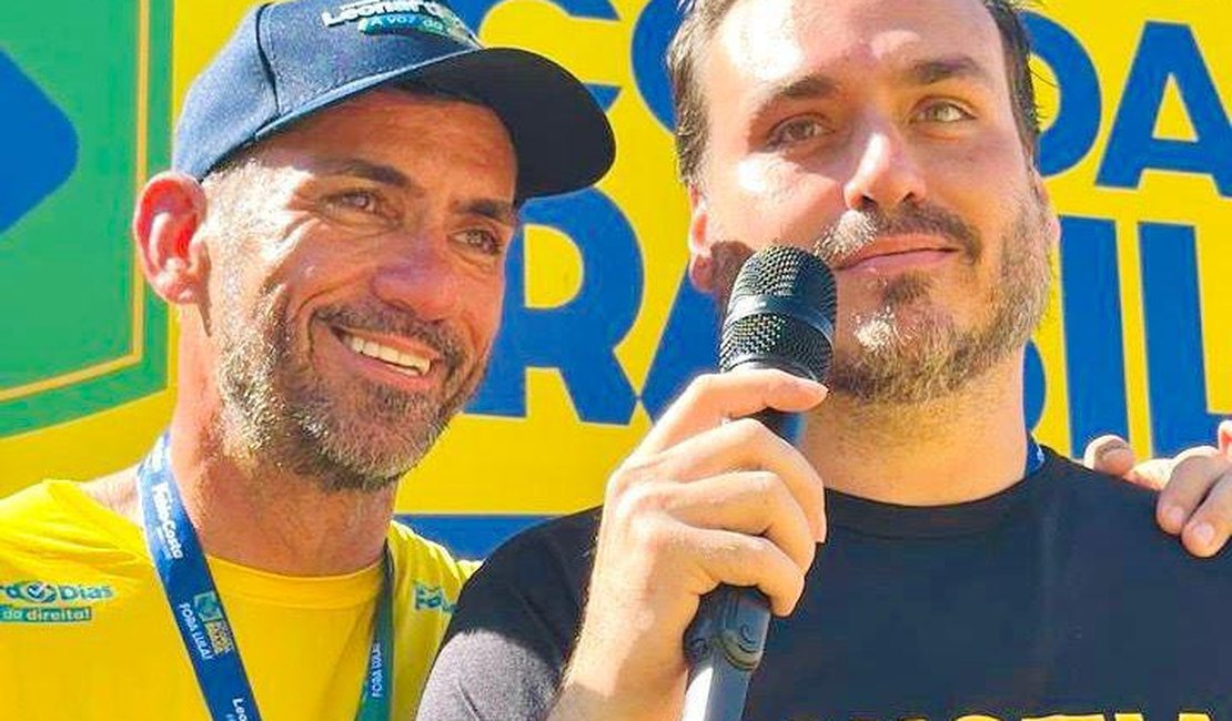 Em AL, Carlos Bolsonaro destaca importância da pré-candidatura de Leonardo Dias a deputado estadual