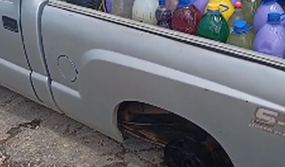 Comerciante de Arapiraca escapa de acidente após pneu se desprender de veículo na AL-110, em Penedo