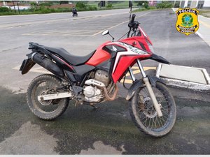 PRF recupera moto adulterada no município de União dos Palmares