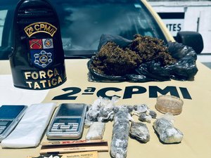 PM prende liderança do tráfico de drogas que tentava fugir de Alagoas