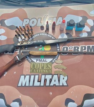 Após denúncia anônima, duas armas são retiradas de circulação pela COPES em Mata Grande