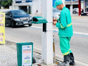 Prefeitura inicia a instalação de 100 lixeiras em grandes avenidas da capital