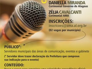 Cursos e cerimonial é oferecido pela AMA