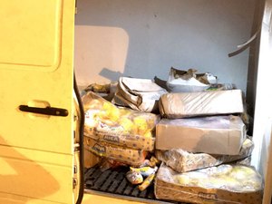 Polícia apreende 500 quilos de merenda desviada 