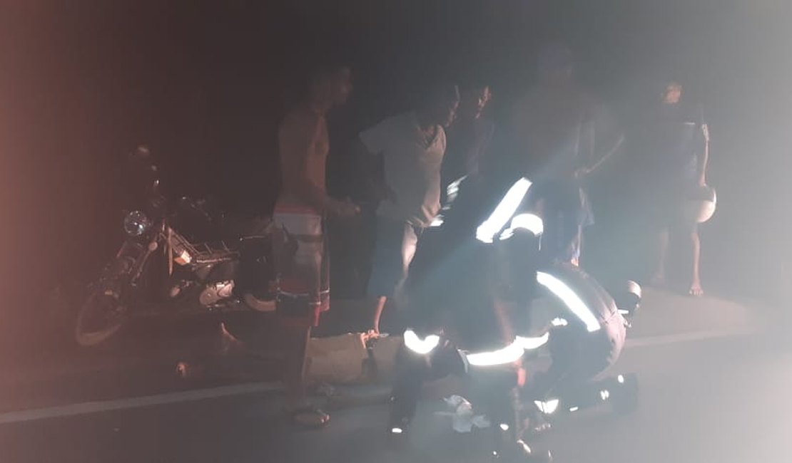 Atropelamento deixa duas pessoas feridas em Ipioca