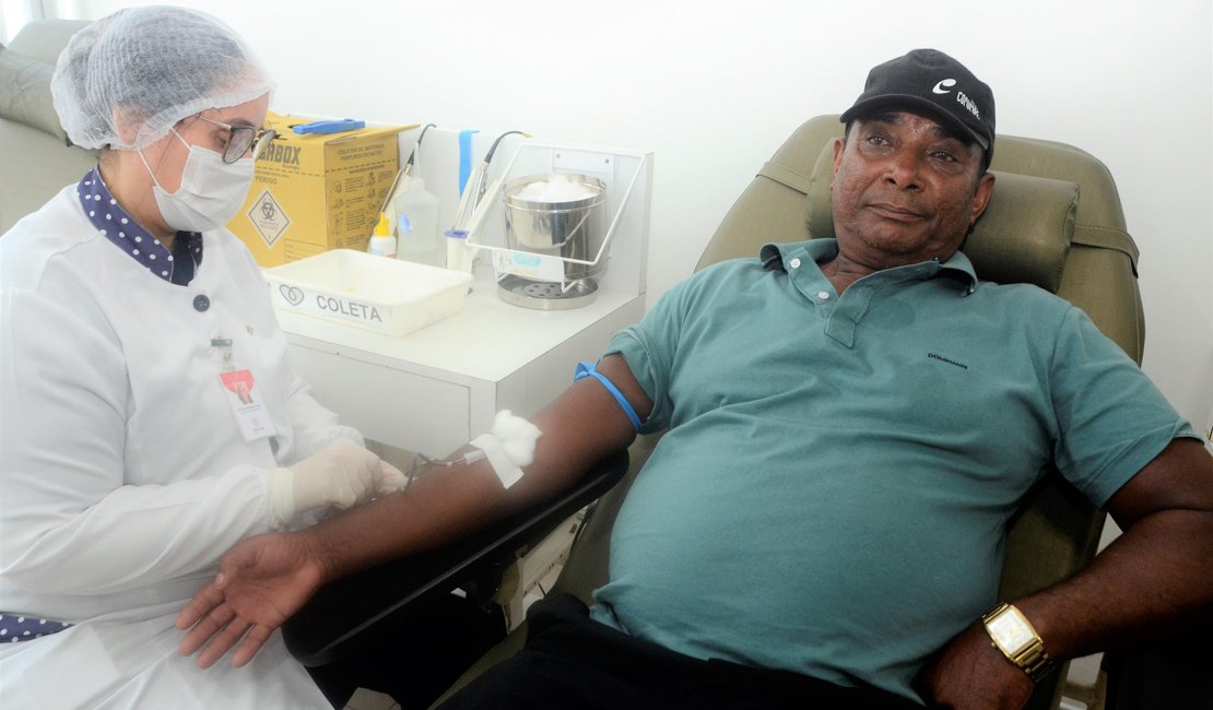 Hemoal tem estoque crítico e abre para doação de sangue no Feriadão do Dia do Trabalhador