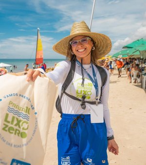 Governo de Alagoas participa de atividade socioambiental na Praia do Francês