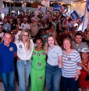 Cibele Moura reforça parceria com lideranças da Barra de Santo Antônio