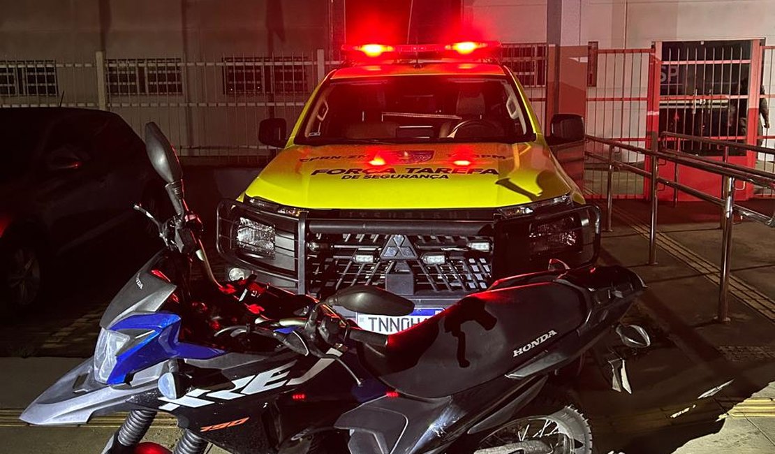 Moto furtada é recuperada em canavial de Colônia Leopoldina