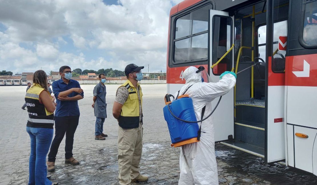 SMTT reforça fiscalização de medidas sanitárias em ônibus da capital
