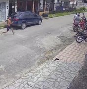 Câmeras de segurança flagram tentativa de homicídio em São Luís do Quitunde