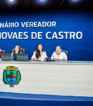 Vereadoras comandam sessão da Câmara Municipal em homenagem ao Dia Internacional da Mulher