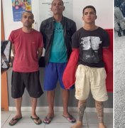 [Vídeo] Fugitivos recapturados em União dos Palmares estavam com moto roubada